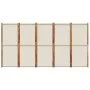 Biombo divisor de 5 paneles gris claro 350x180 cm de , Divisores de ambientes - Ref: Foro24-4003357, Precio: 159,73 €, Descue...