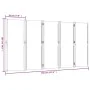 Biombo divisor de 5 paneles gris claro 350x180 cm de , Divisores de ambientes - Ref: Foro24-4003357, Precio: 159,73 €, Descue...