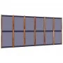 Biombo divisor de 6 paneles azul oscuro 420x180 cm de , Divisores de ambientes - Ref: Foro24-4003362, Precio: 158,39 €, Descu...