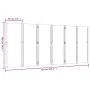 Biombo divisor de 6 paneles azul oscuro 420x180 cm de , Divisores de ambientes - Ref: Foro24-4003362, Precio: 158,39 €, Descu...