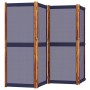 Biombo divisor de 4 paneles azul oscuro 280x180 cm de , Divisores de ambientes - Ref: Foro24-4003360, Precio: 116,99 €, Descu...