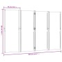 Biombo divisor de 4 paneles azul oscuro 280x180 cm de , Divisores de ambientes - Ref: Foro24-4003360, Precio: 116,99 €, Descu...