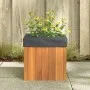 Jardinera de madera maciza de acacia 25x25x25 cm de , Maceteros y jardineras - Ref: Foro24-366500, Precio: 31,30 €, Descuento: %