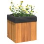 Jardinera de madera maciza de acacia 25x25x25 cm de , Maceteros y jardineras - Ref: Foro24-366500, Precio: 31,93 €, Descuento: %