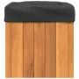 Jardinera de madera maciza de acacia 25x25x25 cm de , Maceteros y jardineras - Ref: Foro24-366500, Precio: 31,30 €, Descuento: %