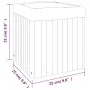 Jardinera de madera maciza de acacia 25x25x25 cm de , Maceteros y jardineras - Ref: Foro24-366500, Precio: 31,30 €, Descuento: %