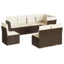 Set sofás de jardín 8 piezas y cojines ratán sintético marrón de , Conjuntos de jardín - Ref: Foro24-3249602, Precio: 508,32 ...