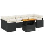 Set de sofás de jardín 8 piezas y cojines ratán sintético negro de , Conjuntos de jardín - Ref: Foro24-3271224, Precio: 507,2...