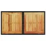 Mesa de jardín ratán PE y madera de acacia negro 100x55x73 cm de , Mesas de jardín - Ref: Foro24-365976, Precio: 92,17 €, Des...