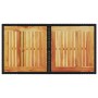 Mesa de jardín ratán PE y madera de acacia negro 100x55x73 cm de , Mesas de jardín - Ref: Foro24-365976, Precio: 93,99 €, Des...