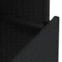 Mesa de jardín ratán PE y madera de acacia negro 100x55x73 cm de , Mesas de jardín - Ref: Foro24-365976, Precio: 92,17 €, Des...