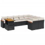 Set de sofás de jardín 10 pzas cojines ratán sintético negro de , Conjuntos de jardín - Ref: Foro24-3273240, Precio: 582,49 €...