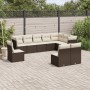 Set de sofás de jardín 10 pzas y cojines ratán sintético marrón de , Conjuntos de jardín - Ref: Foro24-3249642, Precio: 645,7...
