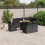 Set de sofás de jardín 8 piezas y cojines ratán sintético negro de , Conjuntos de jardín - Ref: Foro24-3271846, Precio: 640,3...