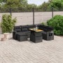 Set de sofás de jardín 8 piezas y cojines ratán sintético negro de , Conjuntos de jardín - Ref: Foro24-3271867, Precio: 525,7...