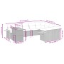 Set de sofás de jardín 10 pzas cojines ratán sintético negro de , Conjuntos de jardín - Ref: Foro24-3273680, Precio: 669,54 €...