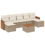 Juego de sofás de jardín con cojines beige 8 pzas ratán PE de , Conjuntos de jardín - Ref: Foro24-3227920, Precio: 430,14 €, ...