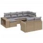 Set de sofás de jardín 11pzas con cojines ratán sintético beige de , Conjuntos de jardín - Ref: Foro24-3228909, Precio: 577,1...