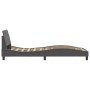Estructura de cama con cabecero cuero sintético gris 90x190 cm de , Camas y somieres - Ref: Foro24-373101, Precio: 114,85 €, ...