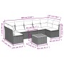 Set de sofás de jardín 8 pzas y cojines ratán sintético gris de , Conjuntos de jardín - Ref: Foro24-3255906, Precio: 453,48 €...