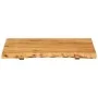 Countertop for dressing table solid acacia wood 58x52x2.5 cm by vidaXL, Basin accessories - Ref: Foro24-286317, Price: 64,17 ...