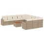 Set de sofás de jardín 12 pzas y cojines ratán sintético marrón de , Conjuntos de jardín - Ref: Foro24-3256681, Precio: 856,4...
