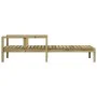 Impregnated pine wood lounger 199.5x62x55 cm by , Loungers - Ref: Foro24-832542, Price: 100,93 €, Discount: %