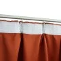 Cortinas opacas con ganchos 2 unidades color oxidado 140x245 cm de vidaXL, Cortinas y visillos - Ref: Foro24-134475, Precio: ...