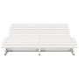 Tumbona de madera maciza de pino blanca 205x110x31,5 cm de , Tumbonas - Ref: Foro24-832589, Precio: 133,58 €, Descuento: %