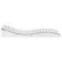 Tumbona de madera maciza de pino blanca 205x110x31,5 cm de , Tumbonas - Ref: Foro24-832589, Precio: 133,58 €, Descuento: %