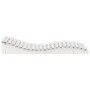 Tumbona de madera maciza de pino blanca 205x110x31,5 cm de , Tumbonas - Ref: Foro24-832589, Precio: 132,20 €, Descuento: %