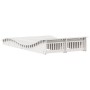 Tumbona de madera maciza de pino blanca 205x110x31,5 cm de , Tumbonas - Ref: Foro24-832589, Precio: 133,58 €, Descuento: %