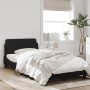 Estructura de cama con cabecero de terciopelo negro 100x200 cm de , Camas y somieres - Ref: Foro24-373134, Precio: 95,30 €, D...