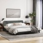 Estructura de cama con cabecero tela gris oscuro 180x200 cm de , Camas y somieres - Ref: Foro24-373226, Precio: 207,27 €, Des...