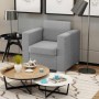 Sillón de tela gris claro en Sillones | Comprar online en Foru.es