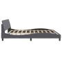 Estructura cama con cabecero terciopelo gris oscuro 200x200 cm de , Camas y somieres - Ref: Foro24-373253, Precio: 176,27 €, ...