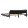Estructura cama con cabecero terciopelo gris oscuro 200x200 cm de , Camas y somieres - Ref: Foro24-373253, Precio: 176,27 €, ...