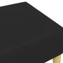 Black fabric footrest 77x55x31 cm by , Ottomans - Ref: Foro24-379555, Price: 70,39 €, Discount: %