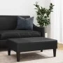 Reposapiés de cuero sintético negro 77x55x31 cm de , Otomanas - Ref: Foro24-379562, Precio: 84,46 €, Descuento: %