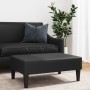 Reposapiés de cuero sintético negro 77x55x31 cm de , Otomanas - Ref: Foro24-379562, Precio: 86,55 €, Descuento: %