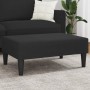 Reposapiés de terciopelo negro 77x55x31 cm de , Otomanas - Ref: Foro24-379560, Precio: 85,64 €, Descuento: %