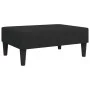 Black velvet footstool 77x55x31 cm by , Ottomans - Ref: Foro24-379560, Price: 84,26 €, Discount: %