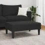 Black velvet footstool 77x55x31 cm by , Ottomans - Ref: Foro24-379560, Price: 84,26 €, Discount: %