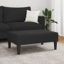 Reposapiés de terciopelo negro 77x55x31 cm de , Otomanas - Ref: Foro24-379560, Precio: 85,64 €, Descuento: %