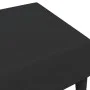 Black velvet footstool 77x55x31 cm by , Ottomans - Ref: Foro24-379560, Price: 84,26 €, Discount: %