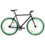 Bicicleta de piñón fijo negro y verde 700c 59 cm de , Bicicletas - Ref: Foro24-92257, Precio: 279,66 €, Descuento: %
