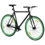 Bicicleta de piñón fijo negro y verde 700c 51 cm de , Bicicletas - Ref: Foro24-92255, Precio: 258,53 €, Descuento: %