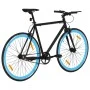 Bicicleta de piñón fijo negro y azul 700c 59 cm de , Bicicletas - Ref: Foro24-92260, Precio: 278,17 €, Descuento: %