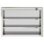 Armario de pared de cocina con estantes acero inoxidable de , Recipiente para comida - Ref: Foro24-376447, Precio: 209,81 €, ...