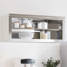 Armario de pared de cocina con estante acero inoxidable de , Recipiente para comida - Ref: Foro24-376445, Precio: 141,79 €, D...